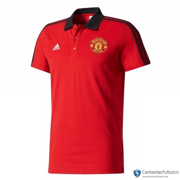 Polo Manchester United 2017-18 Rojo Negro